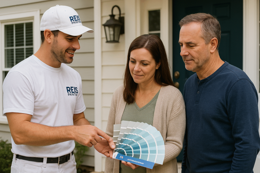 Top Mistakes NH Homeowners Make (That a Color Consultant Fixes) Choosing trendy colors that clash with your roof or brick Picking a hue that fades too fast in New England sun Ignoring HOA or local zoning color guidelines Forgetting how trim, doors, and shutters interact with the main color Misjudging the undertone (e.g., yellow-based gray vs. blue-based gray)